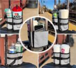 Geanta Organizator Bagaj| Suport pentru pahare de călătorie pentru bagaje pentru călătorii cu mâinile libere - Image 2