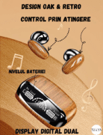 Casti Wireless audio, control prin atingere, carcasa magnetica cu Power Bank 800 mAh - Image 7