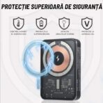 Baterie externa 10.000 mAh pentru Telefoane si Tigarile Electrice, Wireless - Magsafe - Image 2