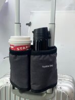 Geanta Organizator Bagaj| Suport pentru pahare de călătorie pentru bagaje pentru călătorii cu mâinile libere - Image 6